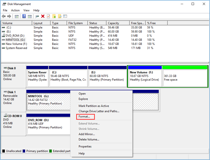 yamon usb drive format layout