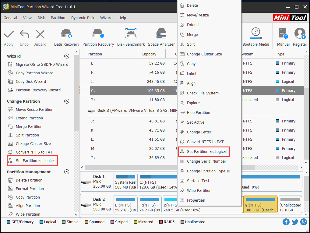 windows disk manager windows 10