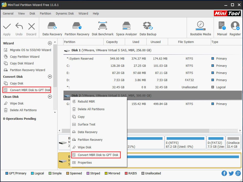 disk management partition