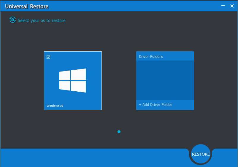 restore Windows 10 backup to new computer