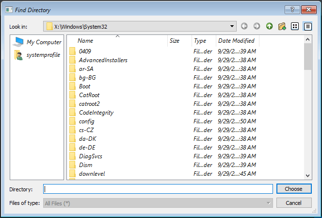  add driver folder during universal restore