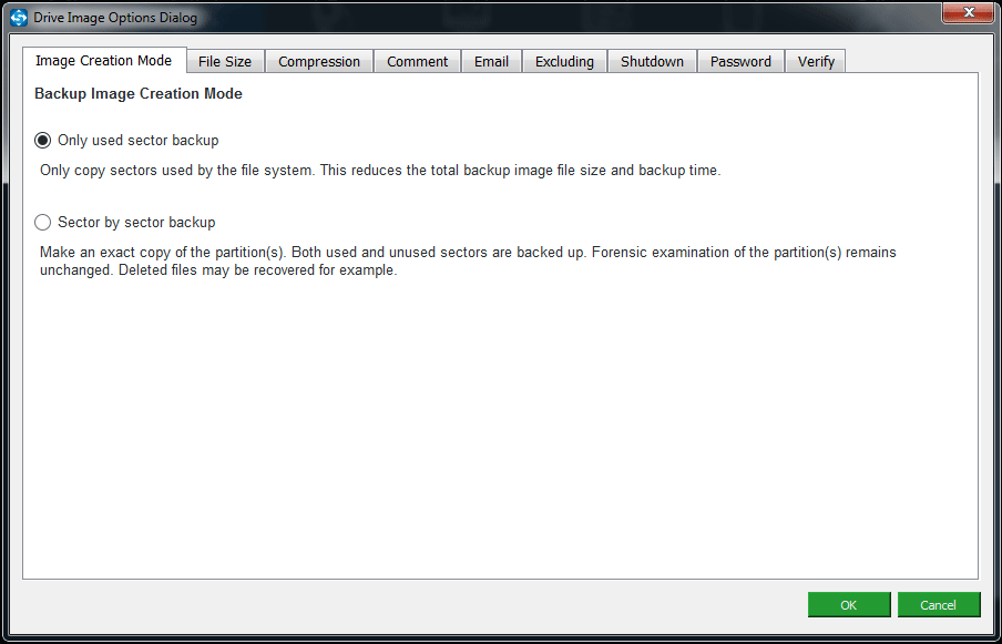 MiniTool ShadowMaker Options feature