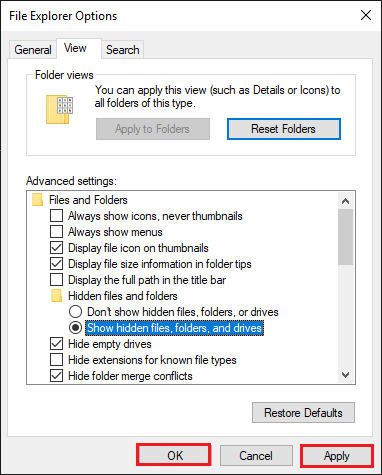 check file system