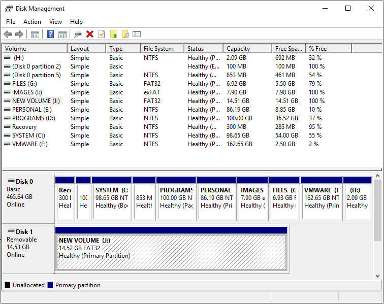 windows 10 format to fat32