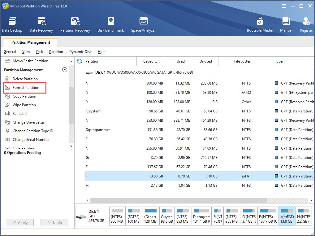 format partition