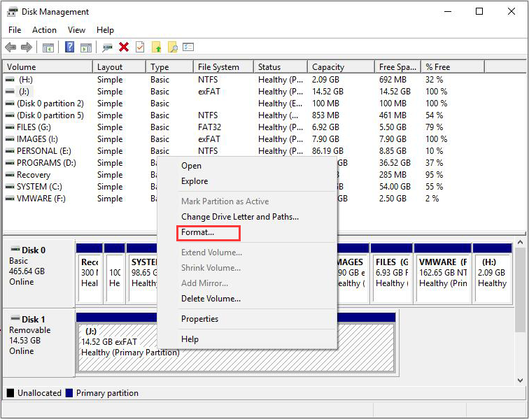comment formater exfat en fat32 disque externe vraiment difficile