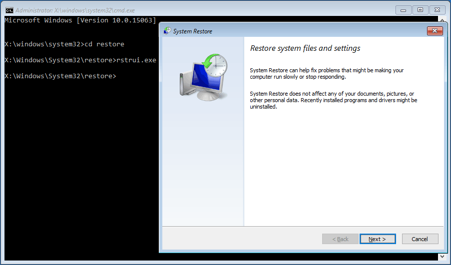 wiersz polecenia resetowania do ustawień fabrycznych Windows 10