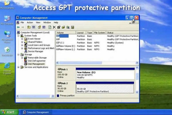 Access GPT Protective Partition