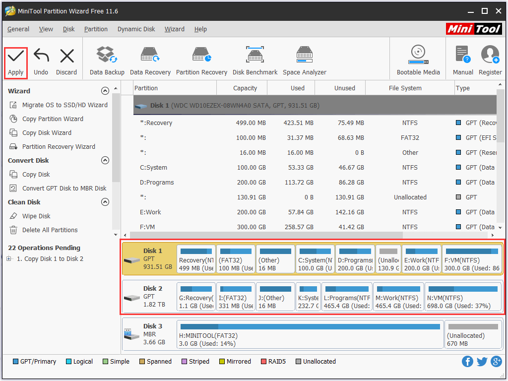 Free Drive Cloning Software - Partition