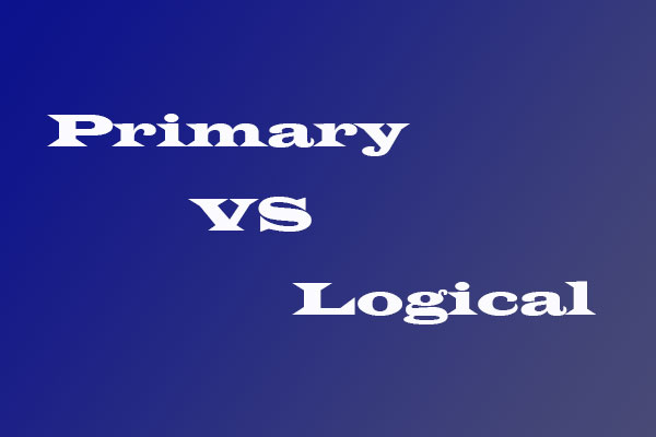 primary partition vs logical drive thumbnail