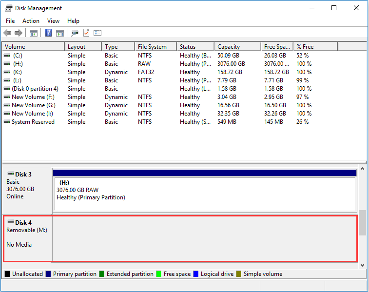 hoppe Frastødende En nat Best Fixes: Removable Disk No Media in Disk Management Windows 10