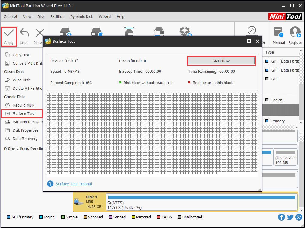 check USB drive for errors
