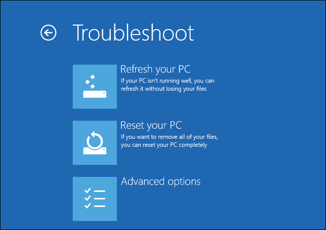 refresh your pc