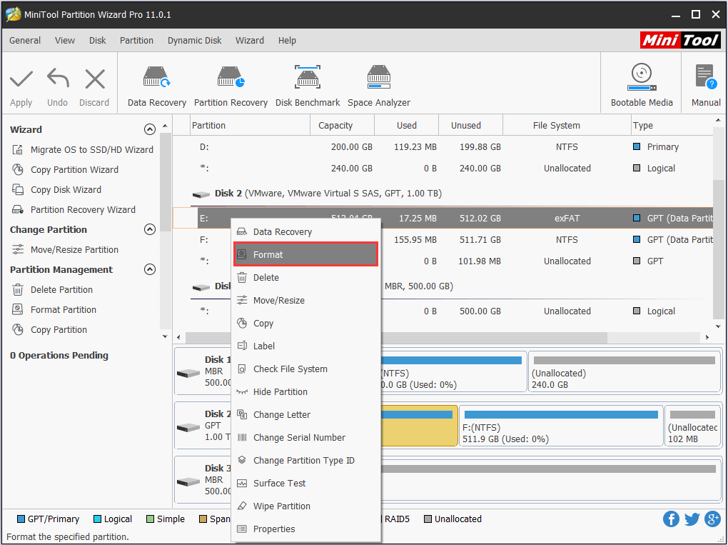 format partition