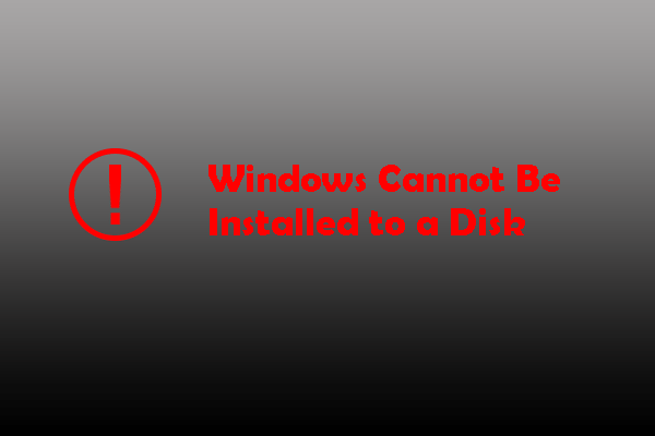 mengatasi windows cannot be installed to this disk