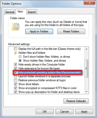 advance settings on security