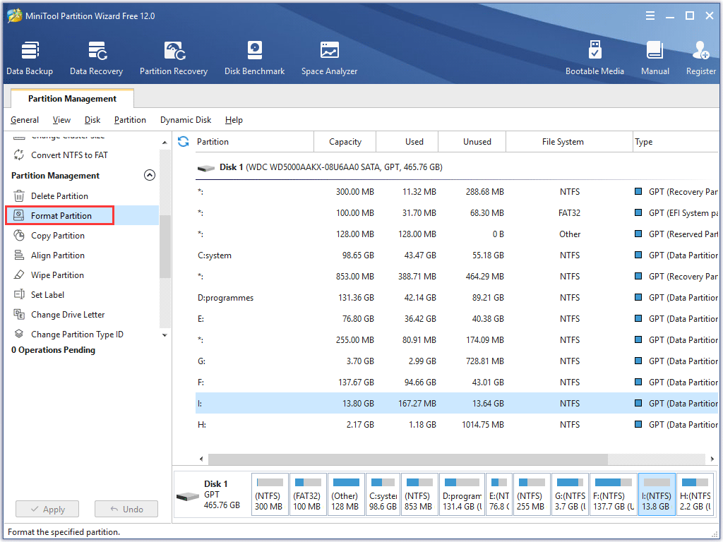 format partition