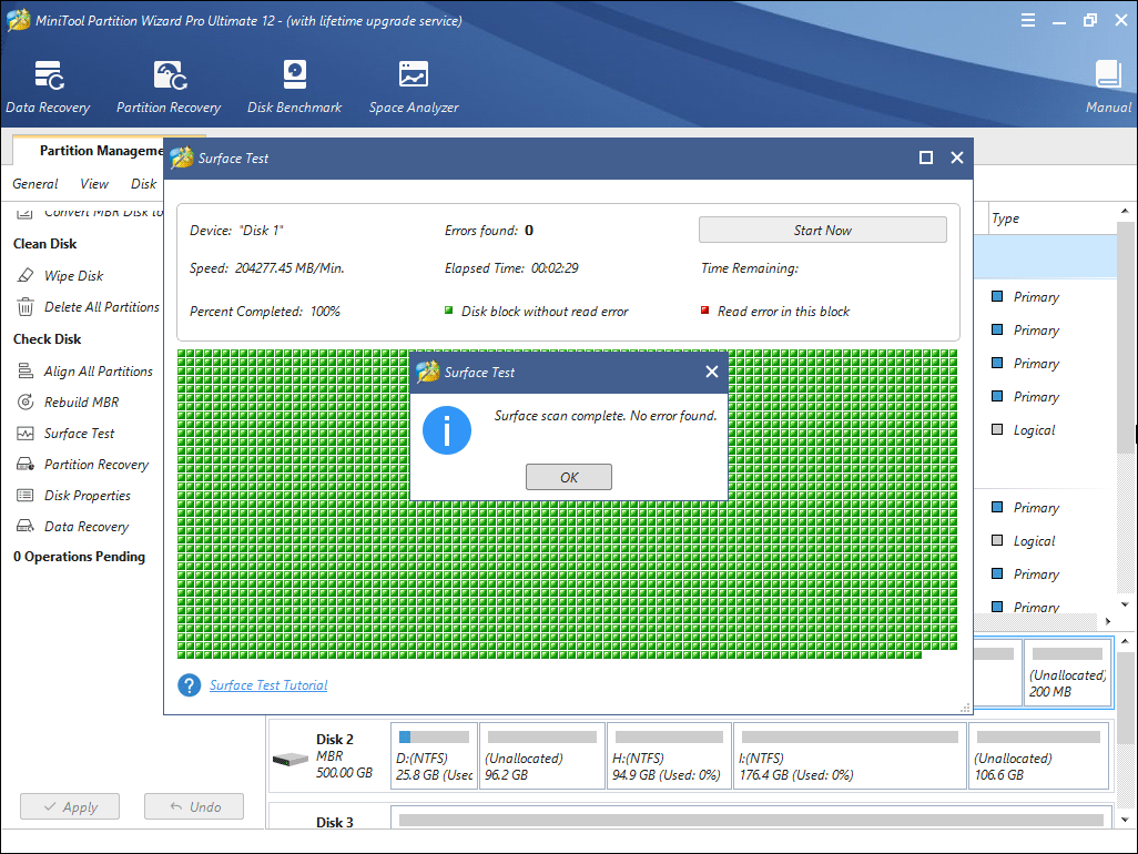 does repairing disk errors work