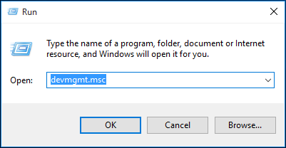 run devmgmt.msc