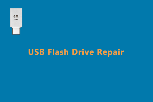 USB flash drive repair