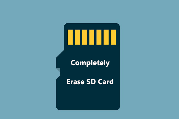 erase SD card
