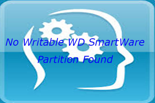 no writable WD SmartWare partition found