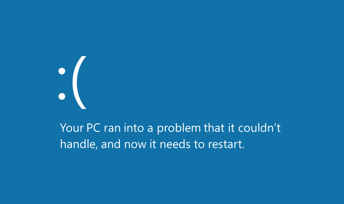 your PC ran into a problem