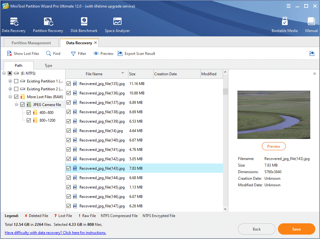 click Save to save needed files