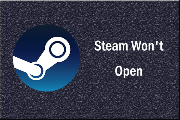 Steam won't open