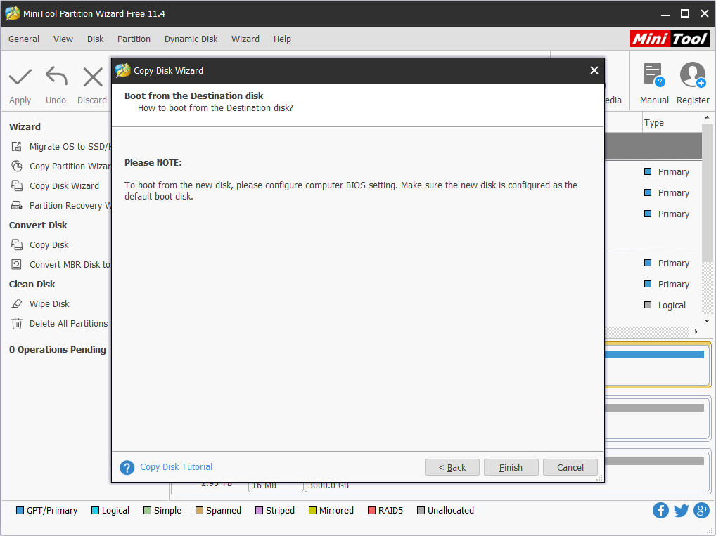 a note window pops up