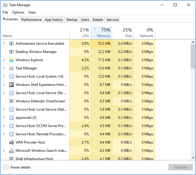 Google Chrome ends Windows 10 memory optimization test after CPU hit