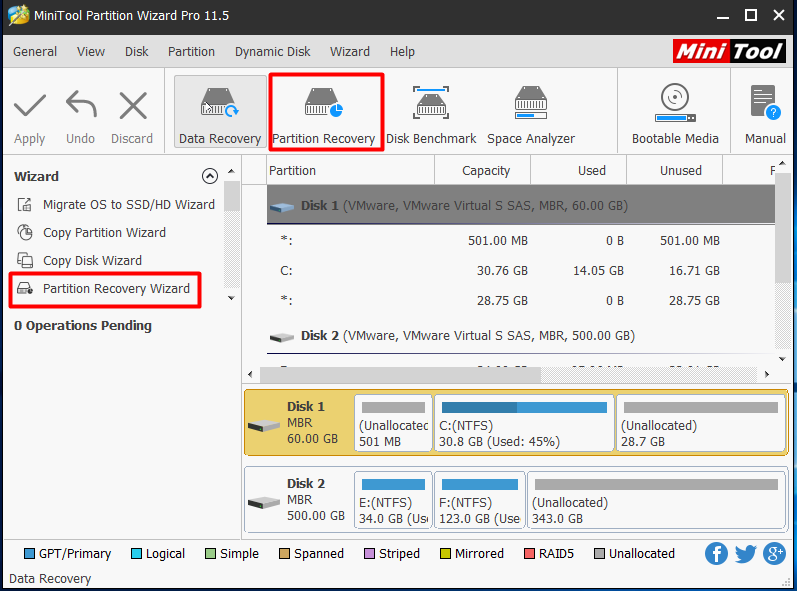 partition recovery