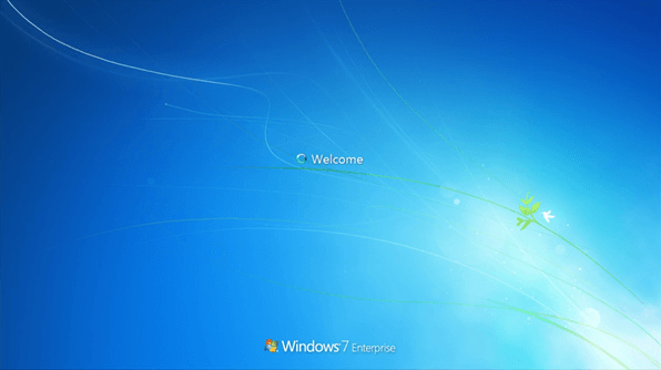 Windows boots