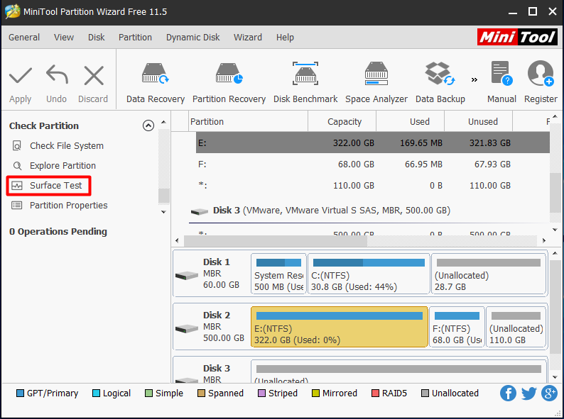 partition wizard 9 disk surface test partition wizard 9 disk surface test