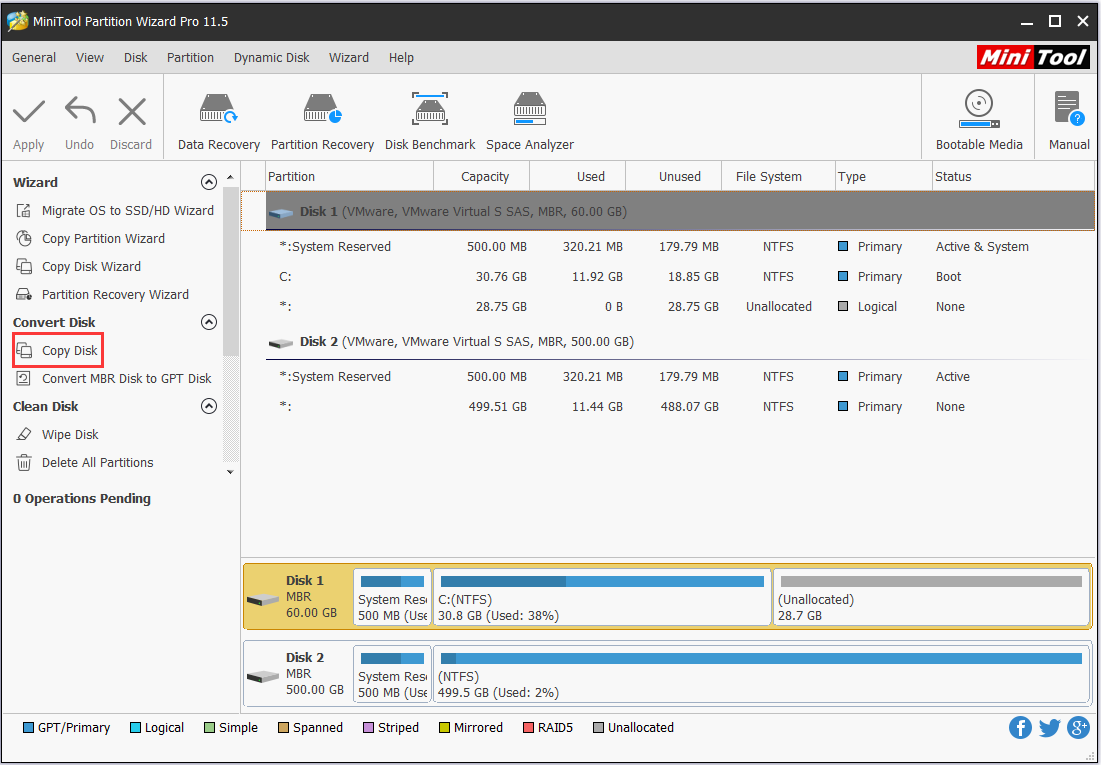 choose Copy from the context menu