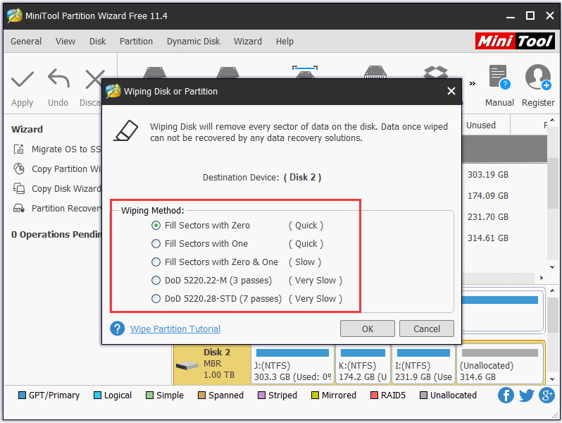 Top 10 Hard Drive/Disk Data Wipe for Windows - MiniTool Partition Wizard