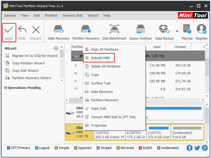 boot category recovery free