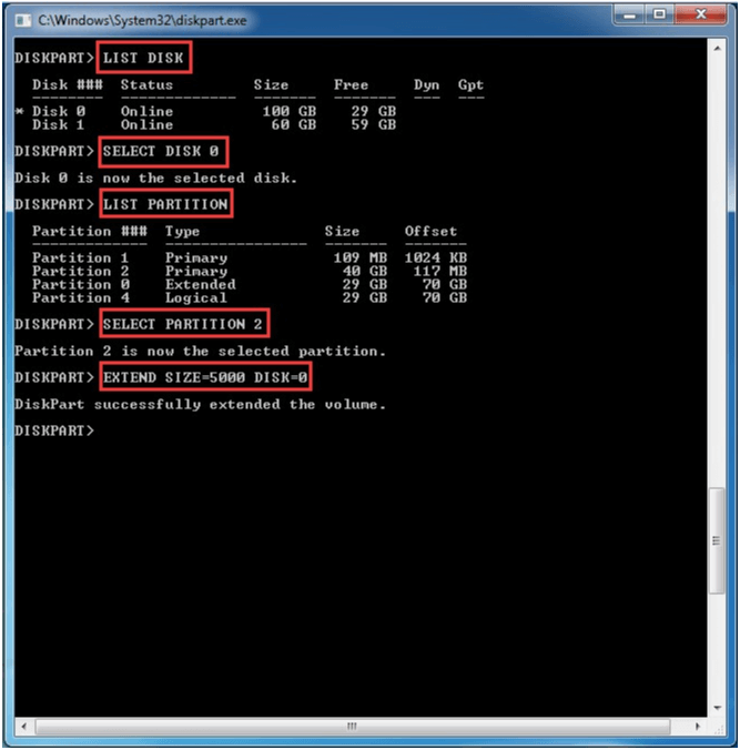 disk management cmd