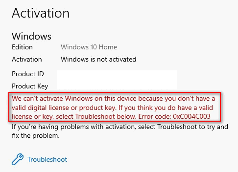 Windows Activation Error Appears On Your Pc How To Fix