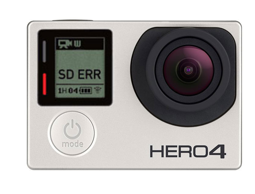 GoPro SD card error