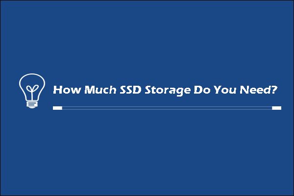 hoeveel SSD-opslag zou ik nodig hebben