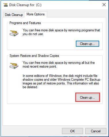 уменьшение места на диске восстановления Windows 7