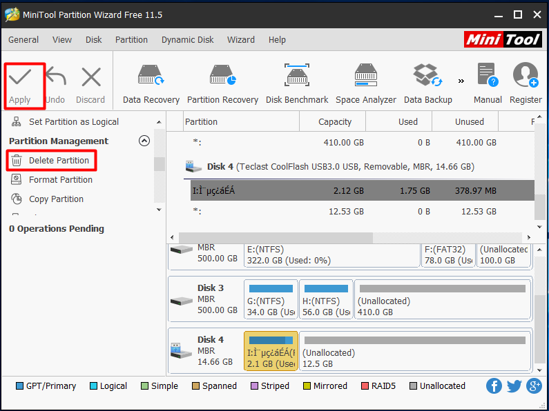 wipe disk