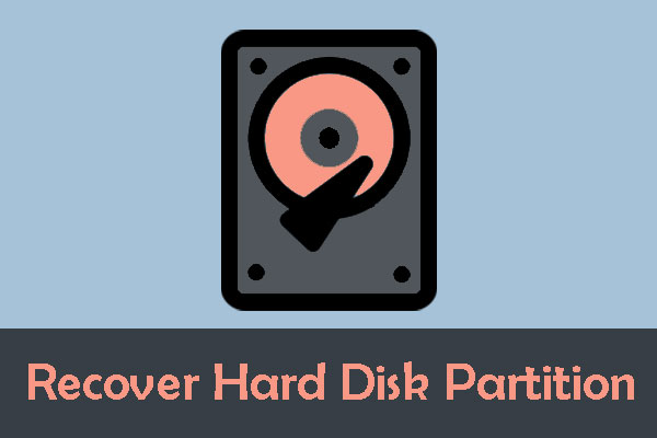 recover hard disk partition