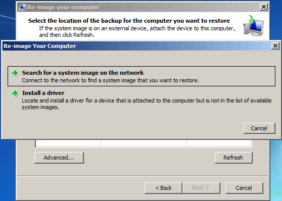 re image your computer windows 10
