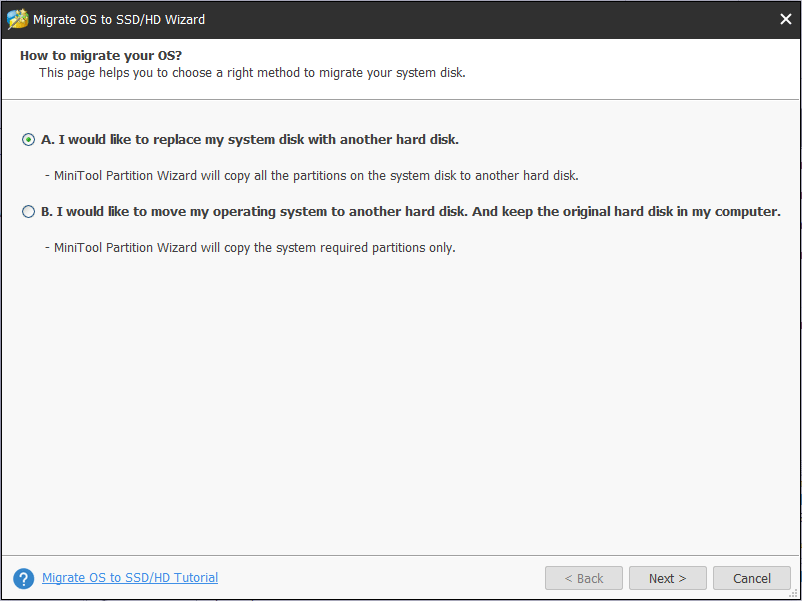 two migration methods