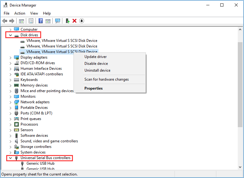 update drivers in Device Manager