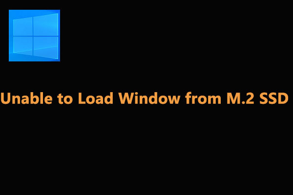 không thể tải Windows từ SSD M.2