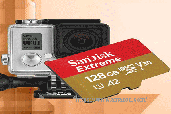 the appearance of SanDisk Extreme 128GB microSD A2