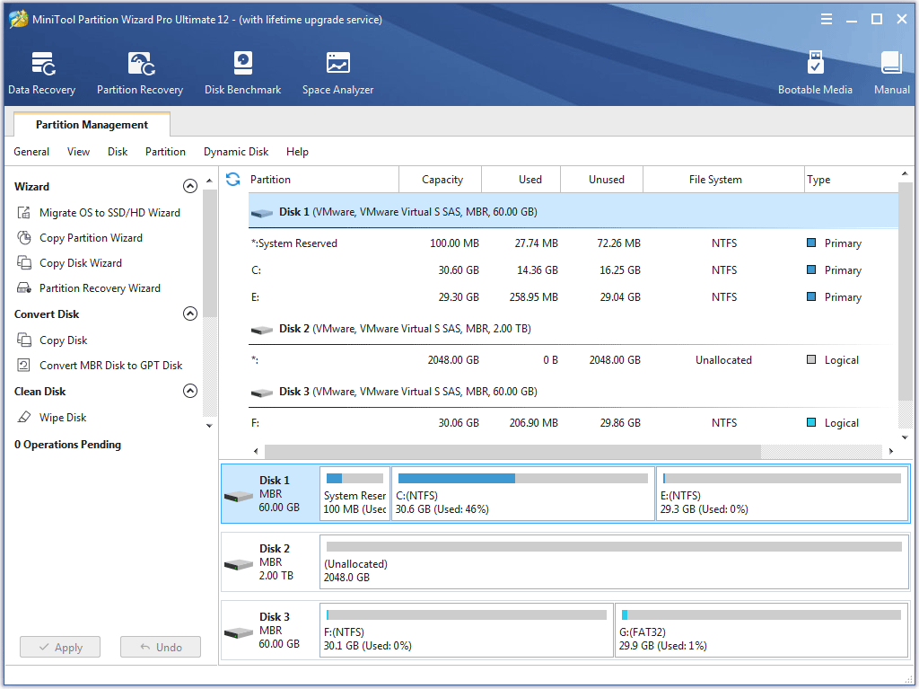 click the Bootable Media feature